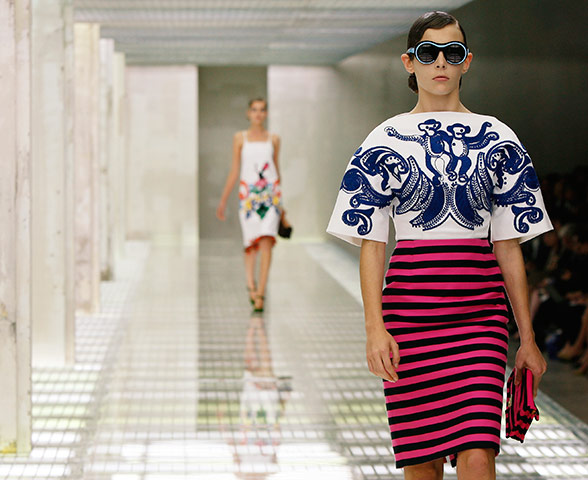 Milan Day 2 Update: Prada Spring-Summer 2011 fashion collection