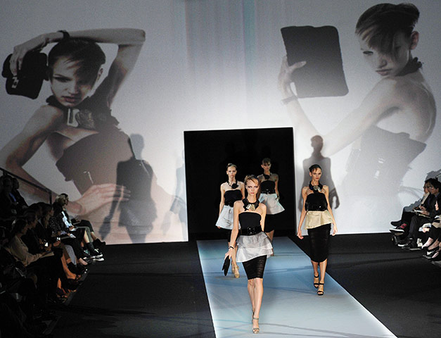 Milan: Milan Fashion Week Spring/Summer 2011 - Emporio Armani
