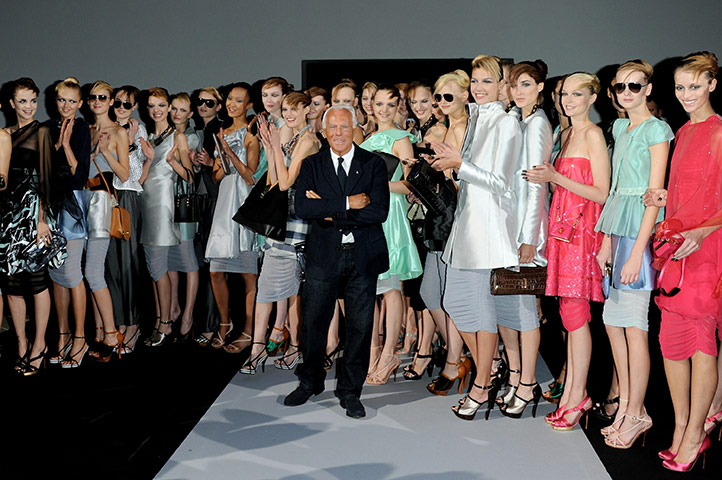 Milan: Milan Fashion Week Womenswear S/S 2011: Emporio Armani - Runway