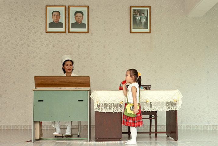 North Korea: A scene at Kim Jong Suk Nursery in Pyongyang