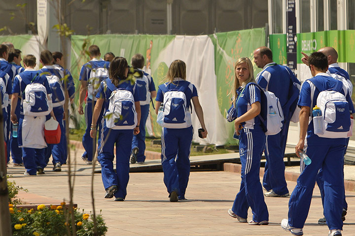 Commonwealth games Mon: Members of the Scotland team