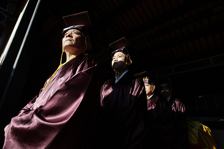 24 hours in pictures: Confucius' birthday, or Teachers' Day