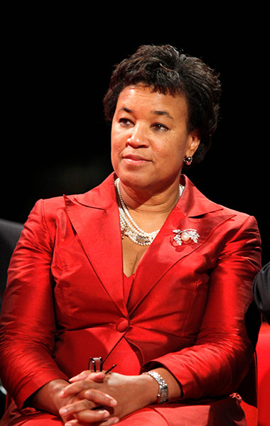 Labour conference fashion: Labour conference fashion Baroness Scotland