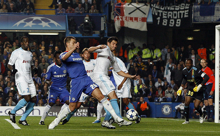 Champions League: John Terry opens the scoring against Marseilles after five minutes