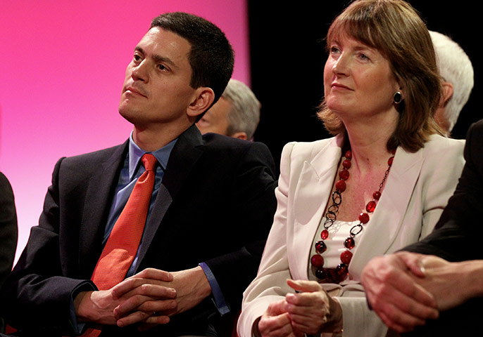 Labour conference fashion: Labour conference fashion: David Miliband and Harriet Harman