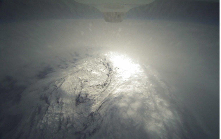 Hurricane Earl Update: Hurricane Earl's eye from NASA Global Hawk