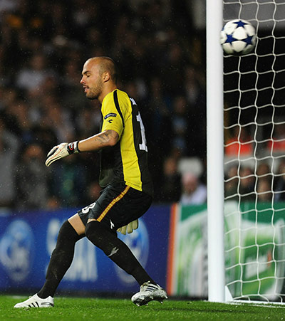 Champs League Wed: Pavlyuchenko beats Nicolay Mihaylov for the 2nd time from the penalty spot