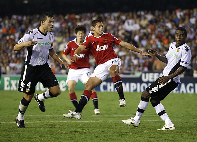 Champs League Wed: Javier Hernandez scores the only goal of the game