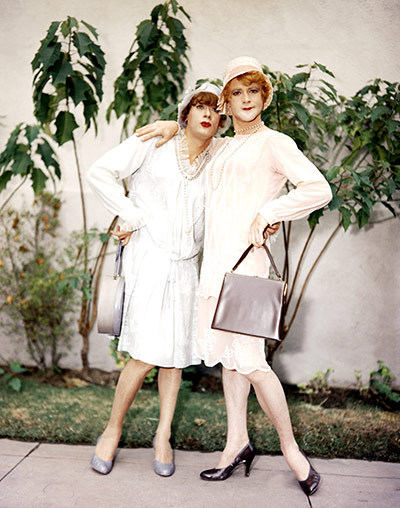 Tony Curtis: Tony Curtis with Jack Lemmon in Some Like it Hot, 1959