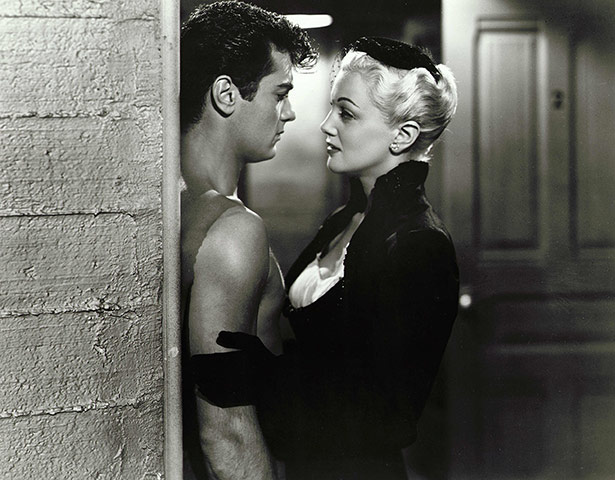 Tony Curtis: Tony Curtis and Jan Sterling in Flesh and Fury, 1952