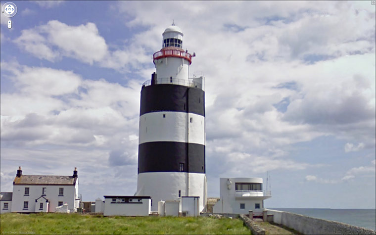 Google Streetview Global: Google streetview - Hook Head Lighthouse, Co. Wexford, Ireland