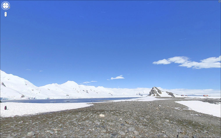 Google Streetview Global: Google streetview - Landscape, Half Moon Bay, Antarctica
