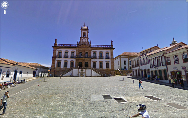 Google Streetview Global: Google streetview - Museu da Inconfidência, Ouro Preto, Brazil