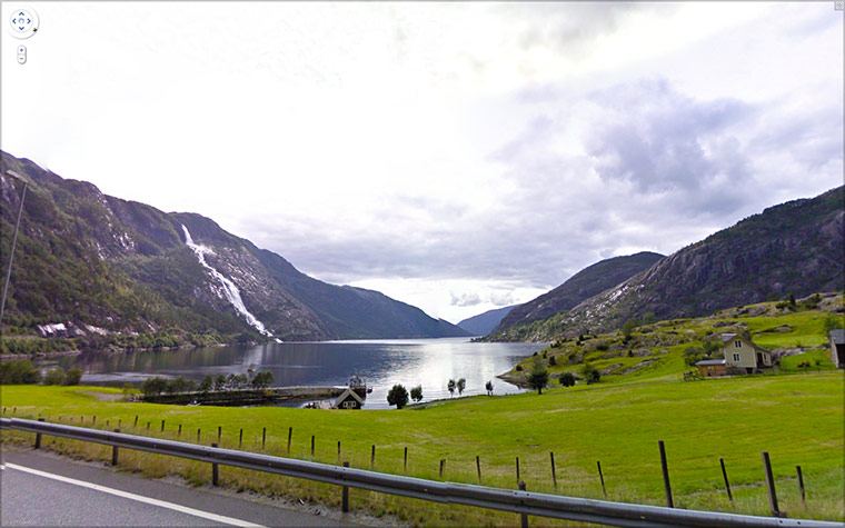 Google Streetview Global: Google streetview - Fjæra, Norway
