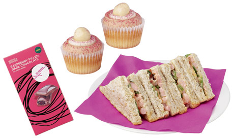 Breast cancer awareness: Breast cancer awareness M&S food