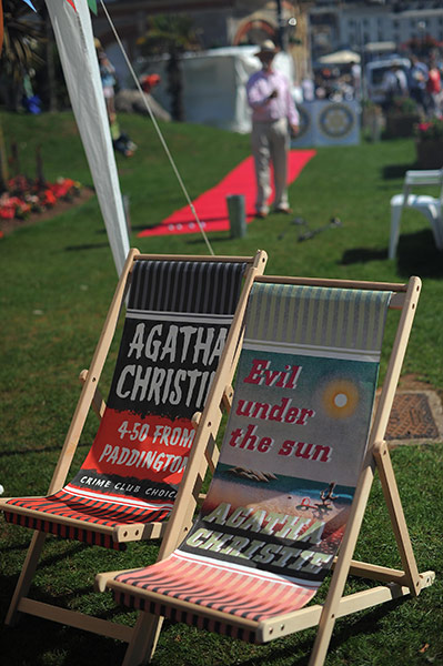 Agatha Christie festival: Deck chairs