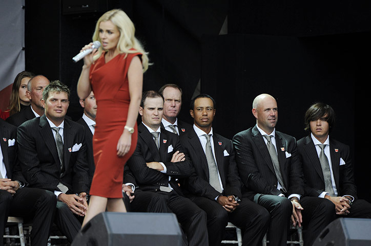 Ryder Cup gallery: Katherine Jenkins sings at the Ryder Cup opening ceremony