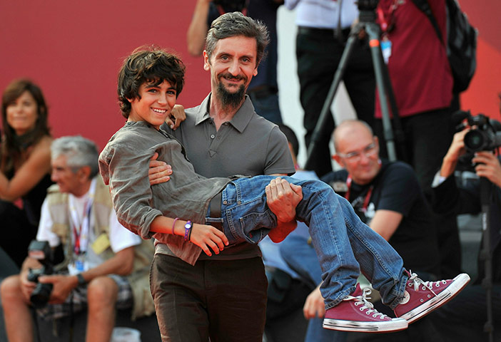 Venice Film Festival: Ascanio Celestini and Luigi Fedele at La Pecora Nera premiere