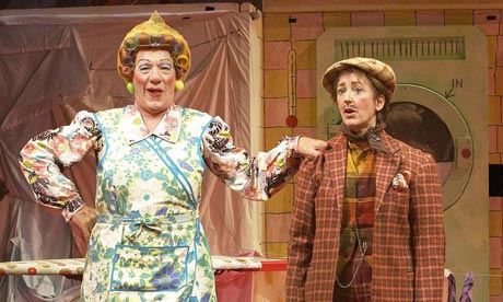 Sir Ian McKellen as Widow Twanky in Aladdin