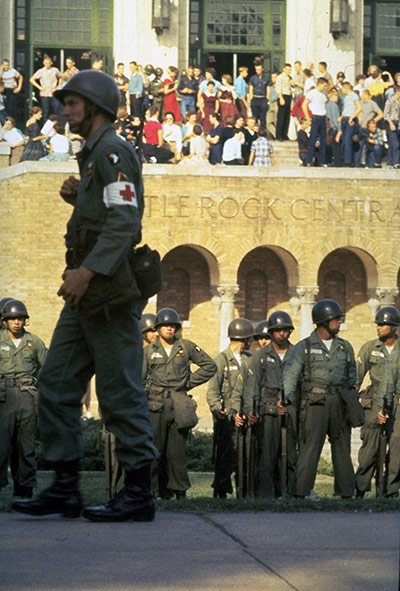 Little Rock: 101st Airborne Division enforcing integration