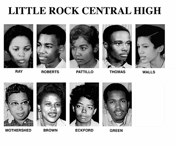 Little Rock: The nine students of little rock