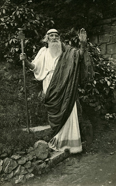 George Bernard Shaw: View of Shaw dressed as Merlin, or a wizard