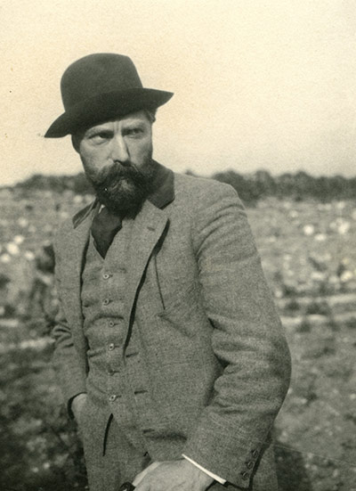 George Bernard Shaw: Portrait of Augustus John, taken at The Burren landscape