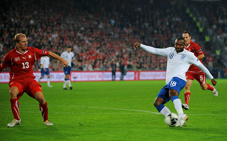 Switzerland v England: Darren Bent makes it 3-0 to England