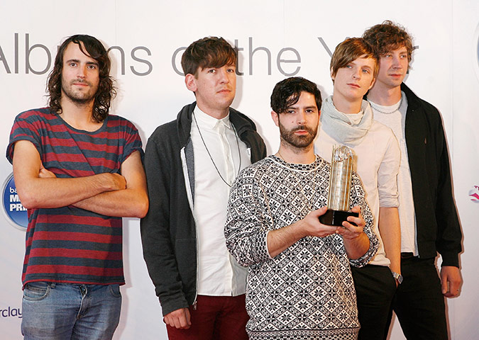 Mercury Prize 2010: The Foals arrive at the Barclaycard Mercury Prize Awards in London