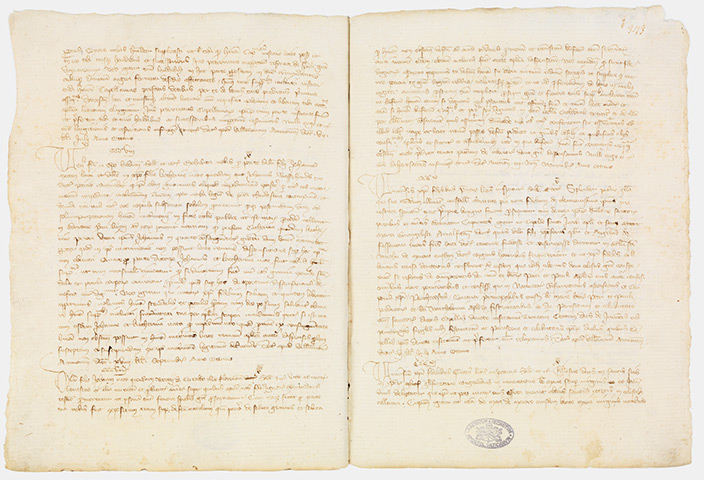 Secret Archives Vatican: Papal dispensation for Giovanni Boccaccio, 1360