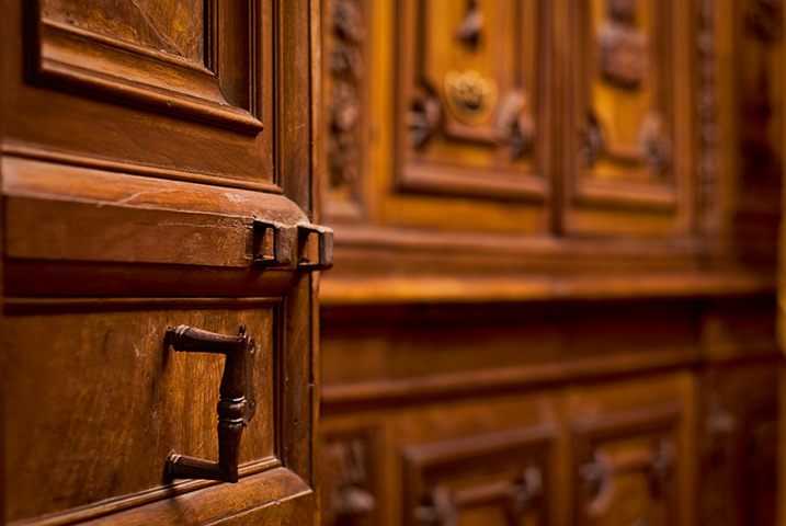 Secret Archives Vatican: Close-up of the door