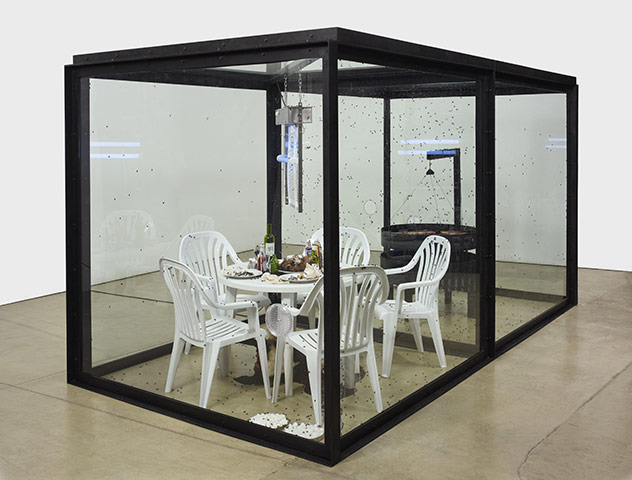 Modern British Sculpture: Let's Eat Outdoors Today, 1990-91, Damien Hirst, Modern British Sculpture