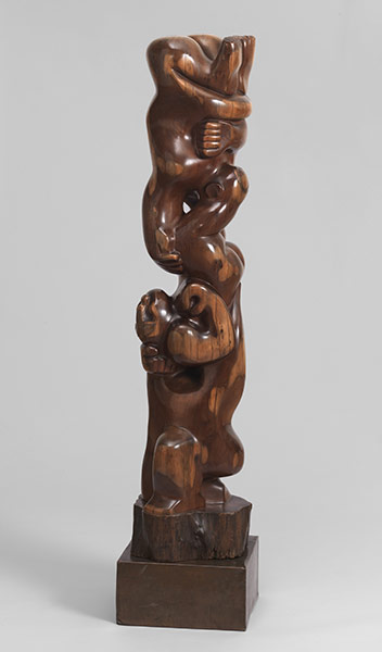 Modern British Sculpture: Leon Underwood, Totem to the Artist, 1925-30, Modern British Sculpture