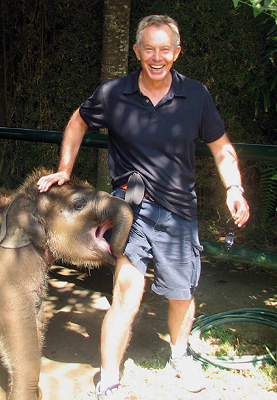 Celebrity style: Blair: Tony Blair on holiday