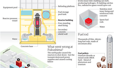 Inside the Fukushima nuclear plant. Click image for graphic