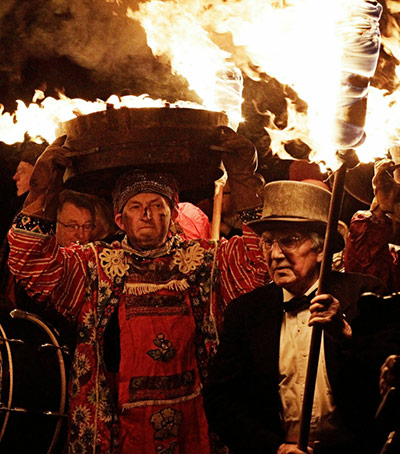 New Year celebrations: The Allendale Tar Barrel Festival