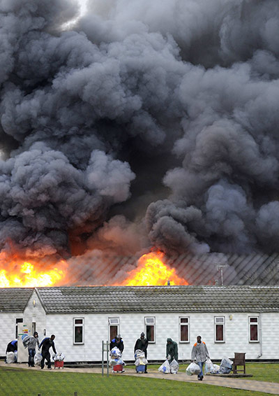 HMP Ford Fire: Prisoner riot at HMP Ford