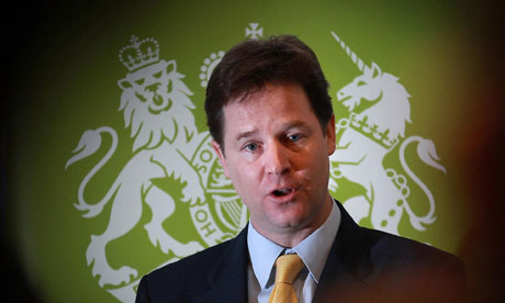Deputy Prime Minster Nick Clegg