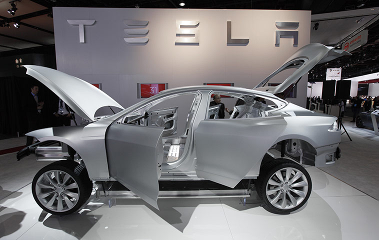 Detroit Motor Show: A Tesla Model S