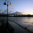Brisbane floods: Pathways are flooded as the river bursts its banks