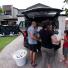 Brisbane floods: A family  in the flood-hit Brisbane suburb of Yeronga pack possessions