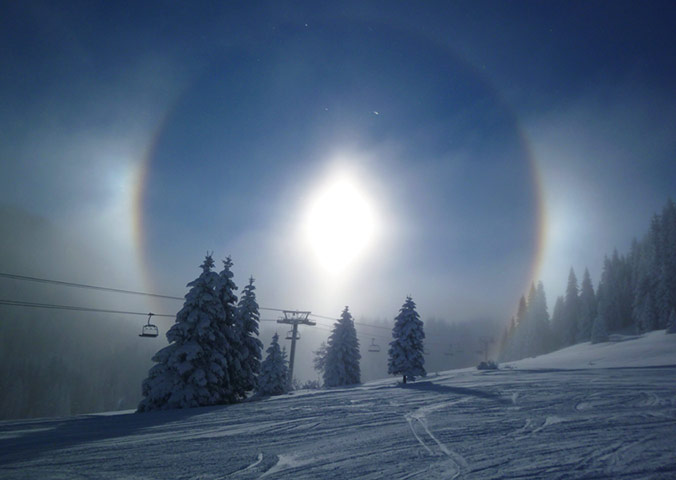 In pictures: shape: ski slope in Les Gets