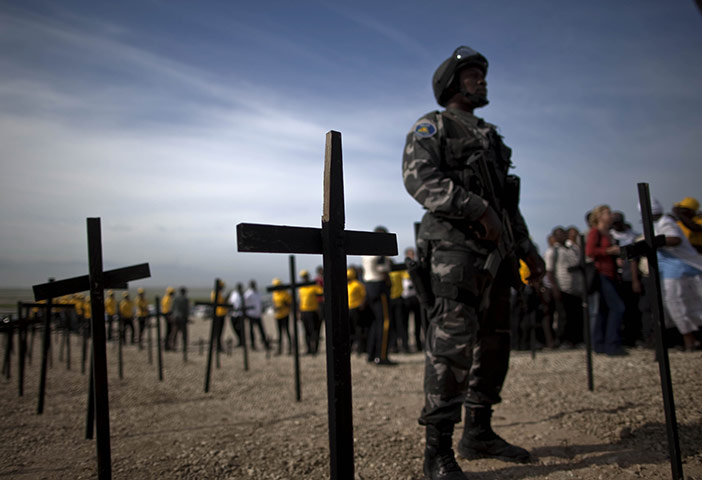24 hours in pictures: one-year anniversary of the earthquake haiti