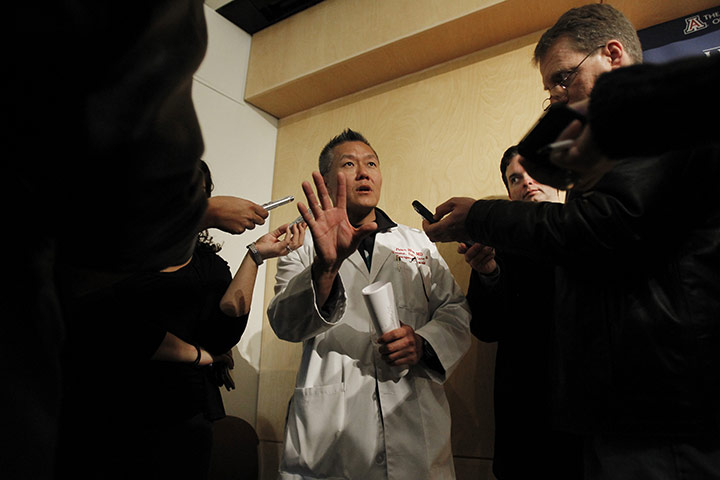 Tuscon shooting: Dr Peter Rhee describes in more detail the gunshot wound 
