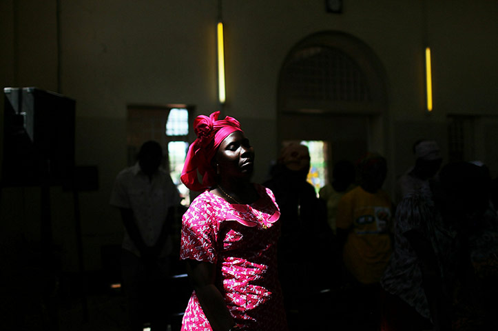 Southern Sudan: Southern Sudanese participate in a day of prayer at a church