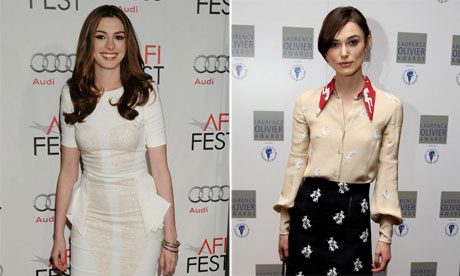 Anne Hathaway and Keira Knightley