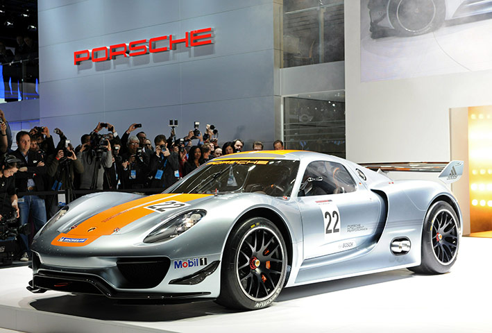 Week in business: Porsche unveils the new 918 RSR sports car in Detroit