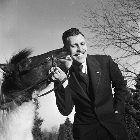 George Pickow: Mr Al Bennett and the family pony share a joke