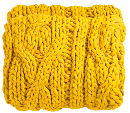 Homes: Knit wit: Knit wit: Throw