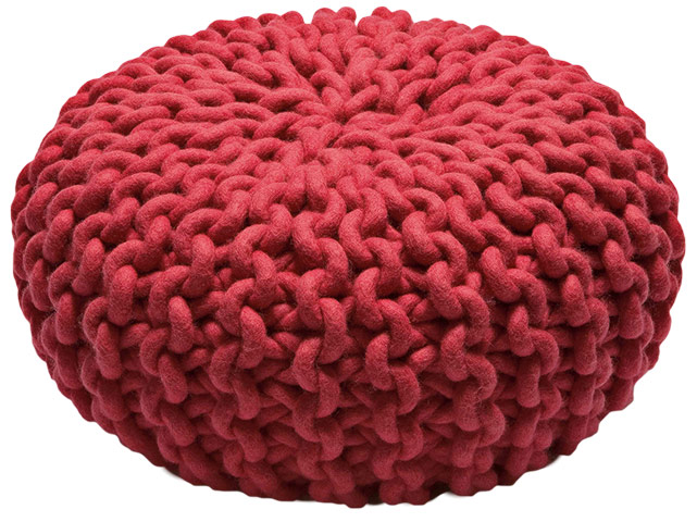 Homes: Knit wit: Knit wit: Pouf